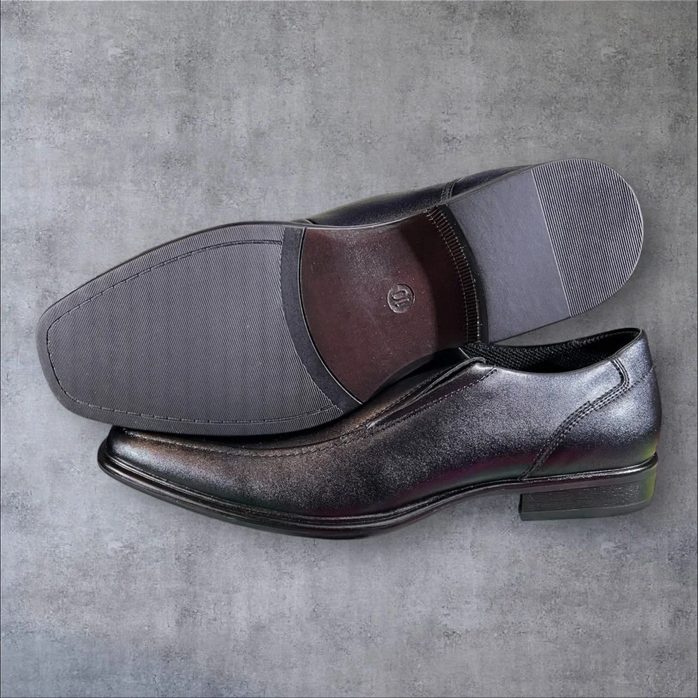 Black Loafer Slide Slip On Jefferson Dress Shoe by Goodfellow NIB NEW